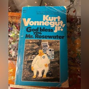 Vintage Kurt Vonnegut Jr. God Bless You, Mr. Rosewater 1965 Dell Paperback